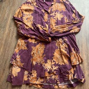 Long sleeve free people tunic